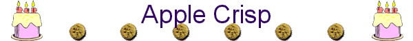 Apple Crisp