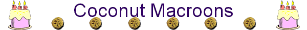 Coconut Macroons