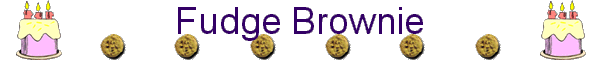 Fudge Brownie