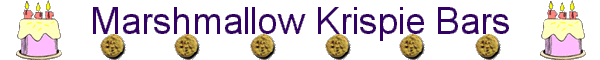 Marshmallow Krispie Bars