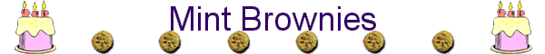 Mint Brownies