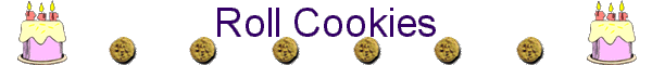 Roll Cookies